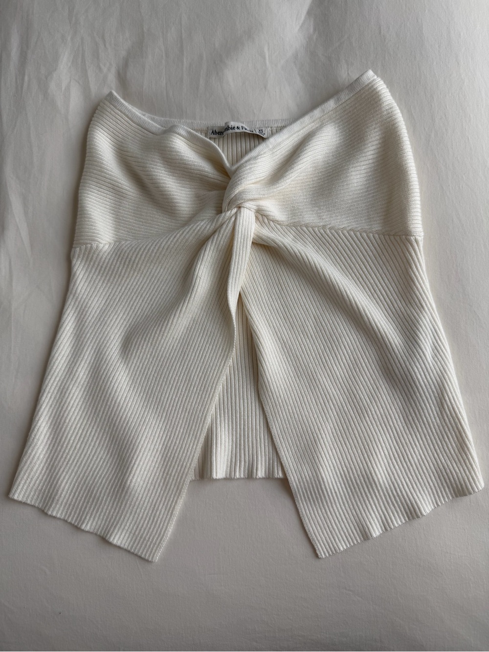 Abercrombie & Fitch Strapless Twist Sweater Tube Top